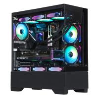 POWERBOOST PB-P4308BB 750w 80+ Bronze Sea View USB 3.0, ATX 6 x ARGB Fanlı Siyah Kasa